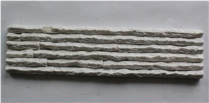 Culture Stone Fireplace Stone, White Quartzite Culture Stone Wall Covering