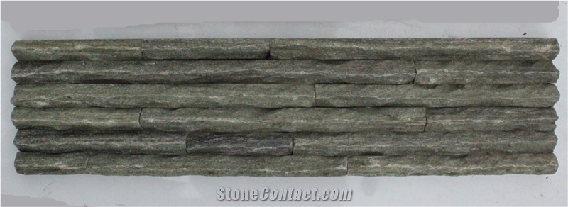 Culture Stone Panel,Green Ledgestone Wall Cladding Tiles