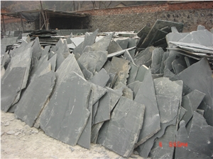Dark Green Slate Irregular Flagstone Landscape, Random Slate Flagstone Tiles Dark Green Slate Irregular Flagstone Landscape, Random Slate Flagstone Tiles