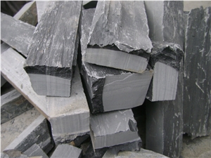 Irregular Loose Slate Wall Stone Irregular Loose Slate Wall Stone