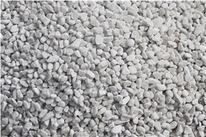 Machine-Made Stone, White Pebble & Gravel
