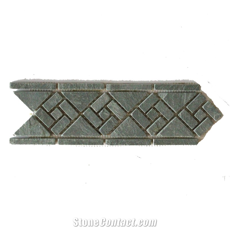 Mosaic Slate Border Tiles