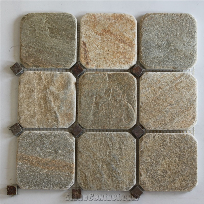 Mosaic Stone Tiles, Mosaic Brick, Mosaic Back Mesh