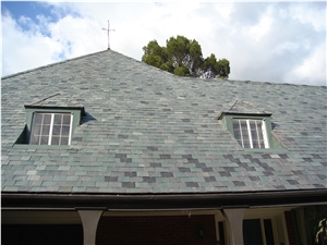 Natural Green Slate Roof Tiles, Natural Green Roofing Slate