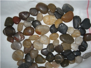 Natural Multicolor River Stone