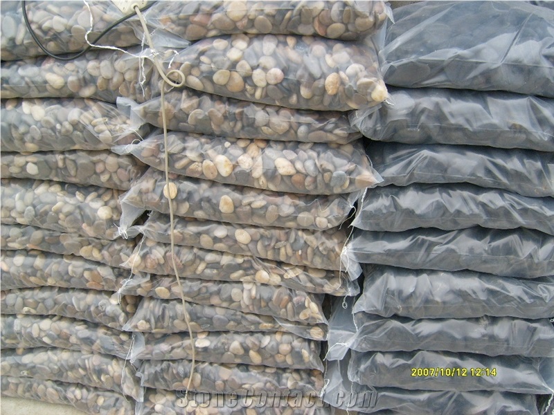 Natural Multicolor River Stone