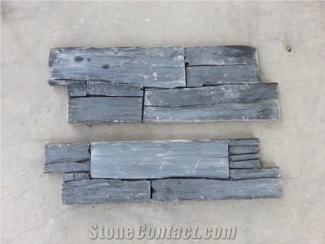 Natural Slate Cement Ledgestone Panel, Slate Cultured Stone
