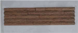 Purple Sandstone Cultured Stone Wall Panples, Ledgestone Wall Cladding Tiles