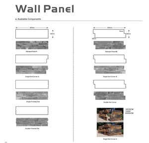 Rusty Natural Quartzite Cultured Stone Wall Cladding Panel, Cement Ledgestone Wall Panel