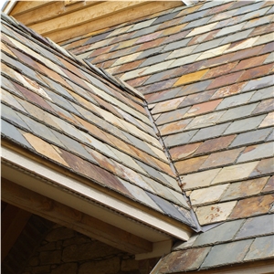 Rusty Natural Slate Roof Coating Tiles