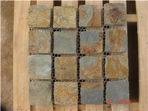Rusty Slate Pattern Mesh Back Floor Covering Rusty Slate Pattern Mesh Back Floor Covering