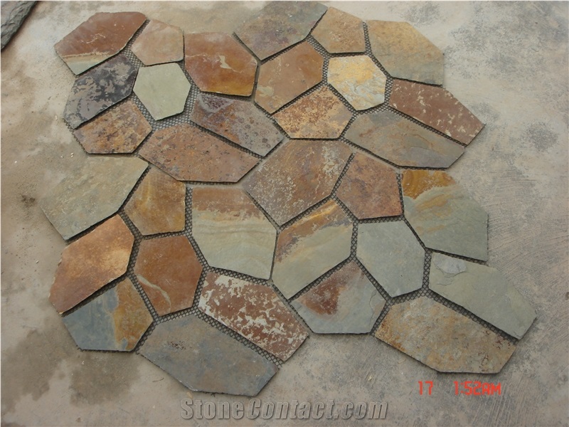 S1120 Rusty Flagstone Mats Slate