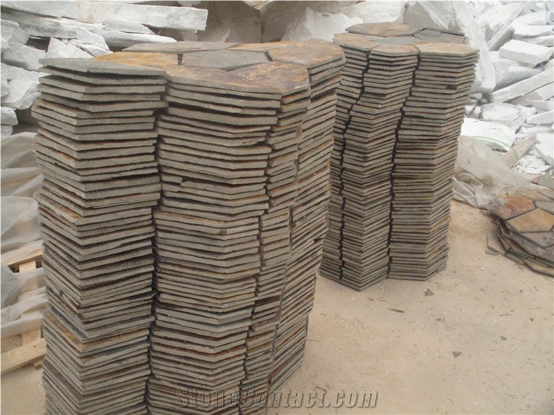 S1120 Rusty Flagstone Mats Slate