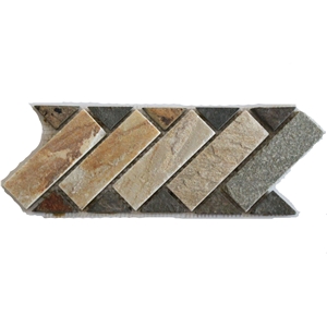 Slate Stone Border Line, Mosaic Border, Slate Molding