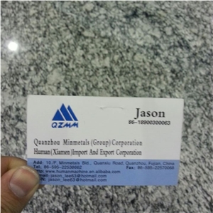 Spary White Grey Granite/The Room Inside and Outside Decoration
