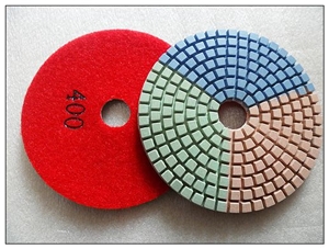 100mm Diamond Flexible Polishing Pads for Granite and Marble
