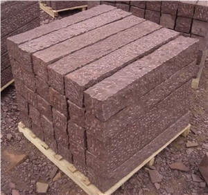 China Red Sandstone Palisade