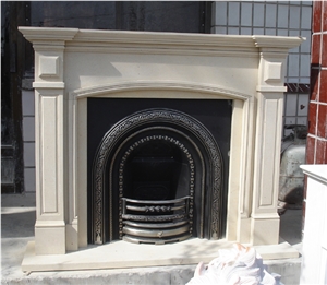 Simple Design Beige Crema Marfil Marble Fireplaces Simple Design Beige Crema Marfil Marble Fireplaces