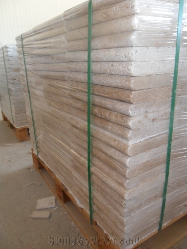 Travertine Tumbled Pool Copings