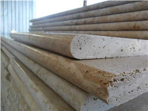 Travertine Tumbled Pool Copings