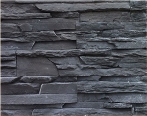 Artificial Culture Stone, Black Cultured Stone