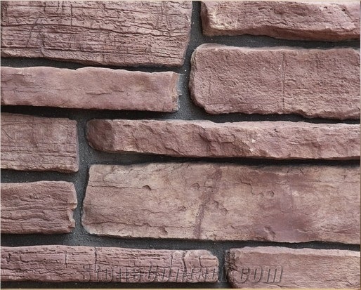 Artificial Culture Stone, Brown Cultured Stone,Castle Stone