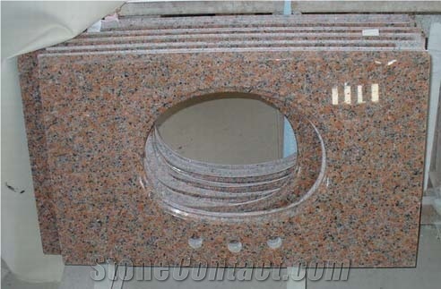 G562 Red Granite Bath Tops,Vanity Top