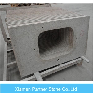 G682 L-Style Counter Top, Beige Granite Bathroom Countertops