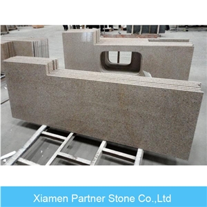G682 L-Style Counter Top, Beige Granite Bathroom Countertops