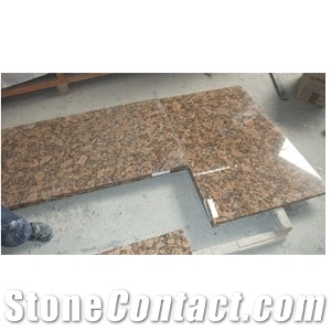 Giallo Fiorito Yellow Granite Kitchen Countertops