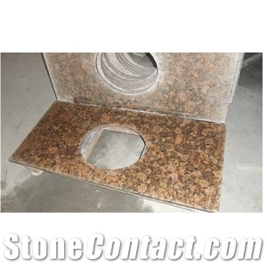 Giallo Fiorito Yellow Granite Kitchen Countertops