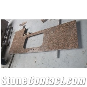 Giallo Fiorito Yellow Granite Kitchen Countertops