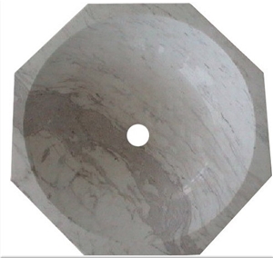 Nature Stone Vessel Sinks,Wash Basins, Grey Vessel Sinks