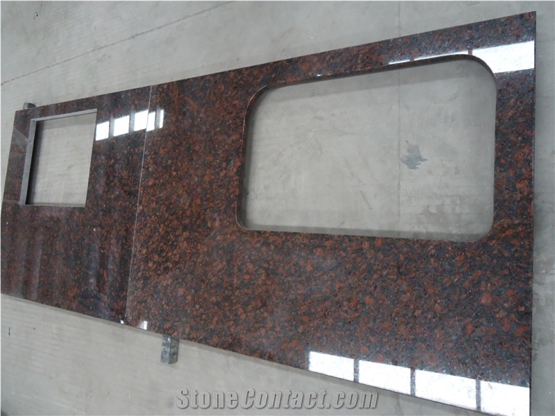 Tan Brown Granite Kitchen Countertops，Vanity Top,Bath Top