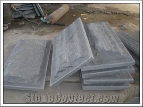 G654 Granite Mushroom Stone, Black Granite Mushroom Stone