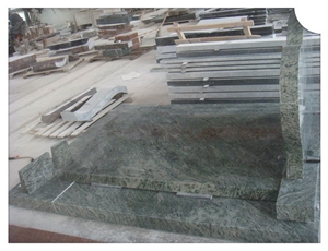 Verde Sanfrancisco Granite Monuments, Green Granite Monuments