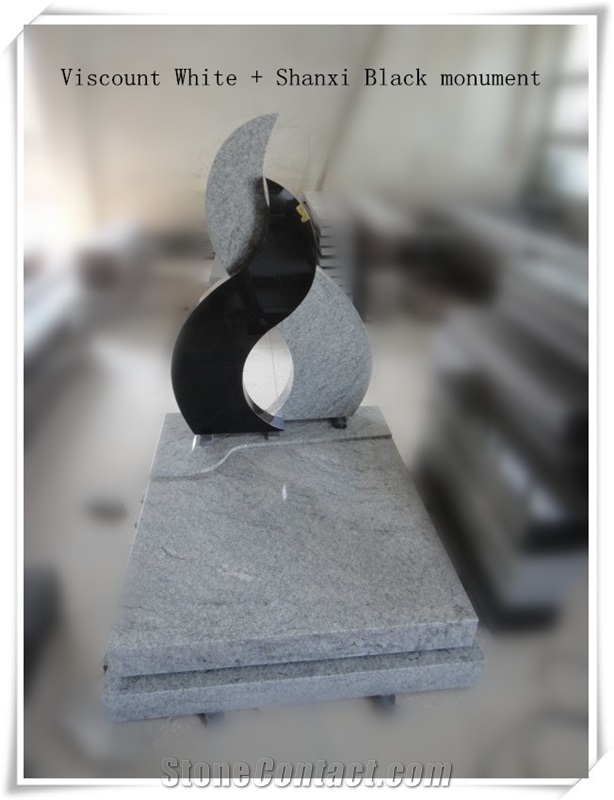 Viscount White Granite Monuments