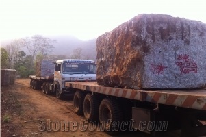 Lavender Blue Granite Block, India Blue Granite