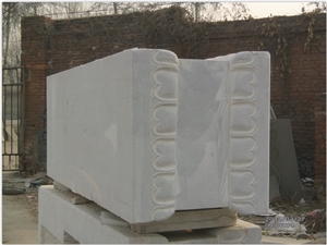 Building Stones,Cao Baiyu,White Marble Finials