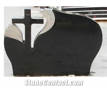 Cross Headstone, Hebei Black Granite Monument & Tombstone
