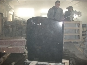 Ogee Headstone, Hebei Black Granite Monument & Tombstone