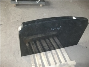 Ogee Headstone, Hebei Black Granite Monument & Tombstone