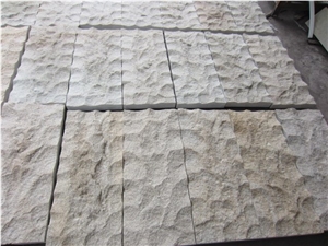 White Marble Split Face Wall Panels