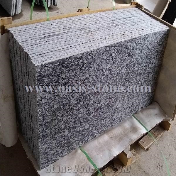 Spray White Granite Stairs & Steps