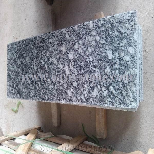 Spray White Granite Stairs & Steps