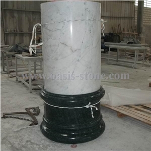 White Marble Columns White Marble Columns