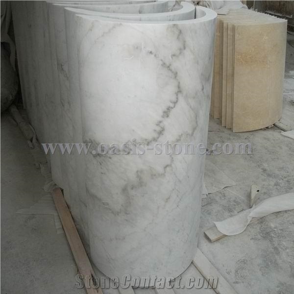 White Marble Columns