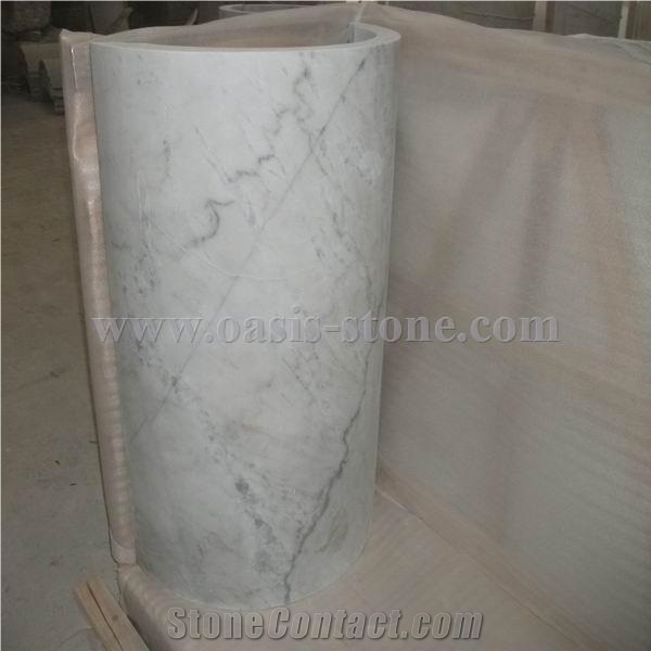 White Marble Columns