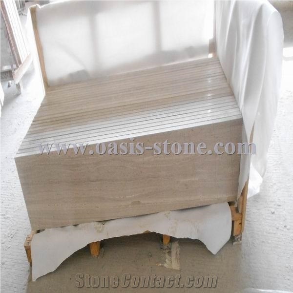 White Serpeggiante Stairs&Steps