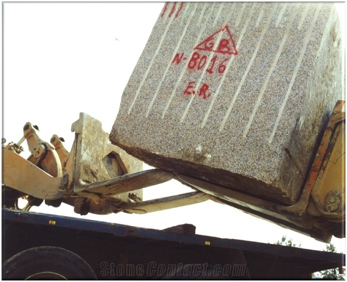Rosa Porrino Granite Blocks